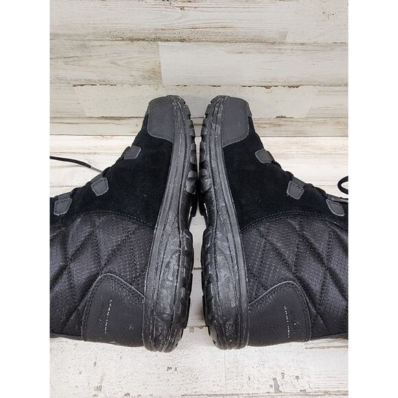 Columbia Womens YL5328-010 Waterproofed Black Fur Boots Size 10 - Picture 8 of 12